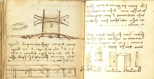 Il quaderno dei progetti di Leonardo Da Vinci