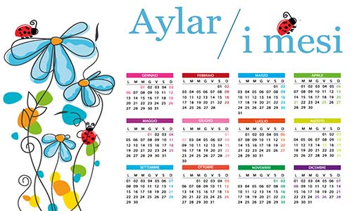 İtalyanca’da aylar